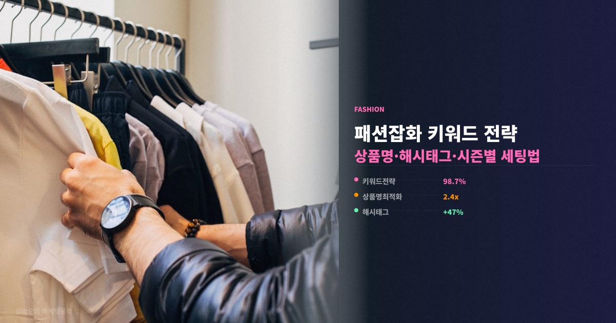 패션잡화 쇼핑몰 홍보 키워드 전략 핵심 정리